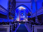 Eine besondere Kulisse f&uuml;r besondere Menschen: Vor 300 G&auml;sten fand in der Trinitatiskirche in Sondershausen das Benefizkonzert des Luftwaffenmusikkorps und die Ehrenamtsw&uuml;rdigung statt. (Foto: Janine Skara)