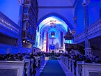 Eine besondere Kulisse f&uuml;r besondere Menschen: Vor 300 G&auml;sten fand in der Trinitatiskirche in Sondershausen das Benefizkonzert des Luftwaffenmusikkorps und die Ehrenamtsw&uuml;rdigung statt. (Foto: Janine Skara)