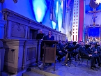 Eine besondere Kulisse f&uuml;r besondere Menschen: Vor 300 G&auml;sten fand in der Trinitatiskirche in Sondershausen das Benefizkonzert des Luftwaffenmusikkorps und die Ehrenamtsw&uuml;rdigung statt. (Foto: Janine Skara)