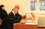 Gerichtsverhandlung am Amtsgericht M&uuml;hlhausen  (Foto: S. Dietzel)