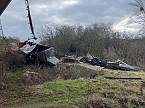 Schwerer Unfall auf der A38 bei Ro&szlig;la (Foto: S. Dietzel)