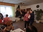 Frauentags-Kaffee im WB 4 gemeinsam mit Freunden (Foto: T. Leipold)