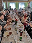 Frauentags-Kaffee im WB 4 gemeinsam mit Freunden (Foto: T. Leipold)