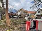 Brand und L&ouml;scharbeiten in Heldrungen (Foto: S. Dietzel)