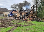 Brand und L&ouml;scharbeiten in Heldrungen (Foto: S. Dietzel)