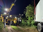 Lkw auf Abwegen im Kyffh&auml;userkreis (Foto: S. Dietzel)