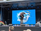 Seniorenfr&uuml;hst&uuml;ck auf dem Sondersh&auml;user Marktplatz (Foto: Janine Skara)