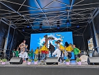 Seniorenfr&uuml;hst&uuml;ck auf dem Sondersh&auml;user Marktplatz (Foto: Janine Skara)
