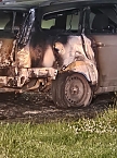 PKW-Brand in Heldrungen (Foto: Feuerwehr Heldrungen/Silvio Dietzel)