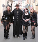 Peter Blei beim "WGT" in Leipzig (Foto: Peter Blei)