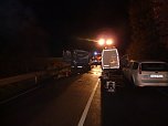 Schwerer Unfall auf der B 4 (Foto: BFW Nordhausen) Schwerer Unfall auf der B 4 (Foto: BFW Nordhausen)