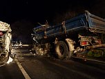 Schwerer Unfall auf der B 4 (Foto: BFW Nordhausen) Schwerer Unfall auf der B 4 (Foto: BFW Nordhausen)
