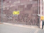 Schmierereien in Sondershausen (Foto: Karl-Heinz Herrmann)