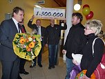 Der 1.500.000. Besucher (Foto: Karl-Heinz Herrmann)