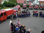 Feuerwehrjugend im Einsatz (Foto: Jugendfeuerwehr Bad Frankenhausen)