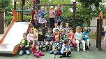 20 Vorschulkinder sagen "Auf Wiedersehen" (Foto: Karl-Heinz Herrmann)