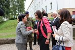 Gespr&auml;che mit der Verteidigungsministerin (Foto: Karl-Heinz Herrmann)