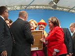 Angela Merkel in Leinefelde (Foto: Ilka K&uuml;hn)