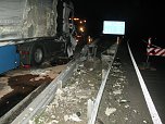 Unfall am Hermsdorfer Kreuz (Foto: Autobahnpolizei)
