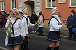 N&auml;rrinnen und Narren zogen durch Sondershausen (1) (Foto: Karl-Heinz Herrmann)