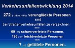 Verkehrsunfallstatistik für 2014 (1) (Foto: Polizei Kyffhäuserkreis) Verkehrsunfallstatistik für 2014 (1) (Foto: Polizei Kyffhäuserkreis)