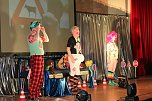 Mit Clown Hajo f&uuml;r mehr Sicherheit (Foto: Karl-Heinz Herrmann)