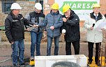 Grundsteinlegung f&uuml;r neues Wohn- und Gesch&auml;ftshaus (Foto: Karl-Heinz Herrmann)