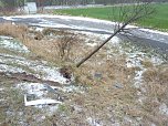 Unfall an der Anschlussstelle (Foto: privat) Unfall an der Anschlussstelle (Foto: privat)