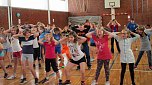 Da steppt der B&auml;r� (Foto: Grundschule Hohenenbra)