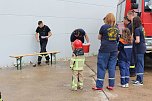 Unwettereinsatz auf Feuerwehrfest in Bebra (Foto: Karl-Heinz Herrmann)
