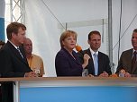 Besuch von Angela Merkel in Nordhausen (Foto: nnz, T. Soszynski, K. Knittel)