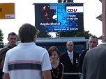 Besuch von Angela Merkel in Nordhausen (Foto: nnz, T. Soszynski, K. Knittel)