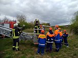 &Uuml;ber den Zaun gestiegen (Foto: Jugendfeuerwehr SDH-Mitte)