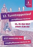 Wieder Turmtreppenlauf am Kyffhäuser-Denkmal (Foto: Stadtmarketing Bad Frankenhausen) Wieder Turmtreppenlauf am Kyffhäuser-Denkmal (Foto: Stadtmarketing Bad Frankenhausen)