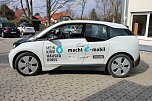 DRK mit E-Auto zum Testen (Foto: Karl-Heinz Herrmann)