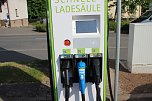 E-Mobilit&auml;t in Sondershausen - Schnell mal Strom tanken? (Foto: Karl-Heinz Herrmann)