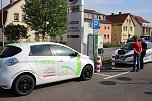 E-Mobilit&auml;t in Sondershausen - Schnell mal Strom tanken? (Foto: Karl-Heinz Herrmann)
