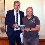 F&ouml;rdermittelbescheide wurden &uuml;bergeben (Foto: Stadt Bad Frankenhausen)