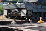 Panzer in Richtung Litauen verladen (Foto: Karl-Heinz Herrmann)