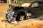 Schwerer Unfall in der Borntalstra&szlig;e (Foto: S. Dietzel)