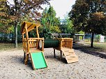 Spielplatz am Schlo&szlig;platz wurde erweitert (Foto: Stadt Bad Frankenhausen)