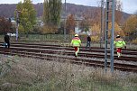 Zugunglück war nur eine Übung (Foto: Karl-Heinz Herrmann) Zugunglück war nur eine Übung (Foto: Karl-Heinz Herrmann)