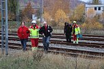 Zugunglück war nur eine Übung (Foto: Karl-Heinz Herrmann) Zugunglück war nur eine Übung (Foto: Karl-Heinz Herrmann)