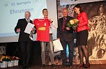 Zwei bemerkenswerte H&ouml;hepunkte bei der Sportgala (Foto: Karl-Heinz Herrmann)