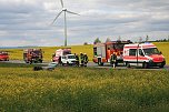 Schwerer Unfall auf der B4 (Foto: S. Dietzel)