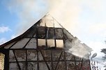 Scheunenbrand in Gro&szlig;furra (Foto: Silvio Dietzel)