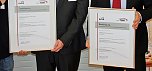 G&uuml;tezertifikate f&uuml;r Technisches Sicherheitsmanagement &uuml;bergeben (Foto: Karl-Heinz Herrmann)