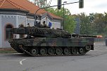 Panzer verlegt - Stau auf Autobahn (Foto: Silvio Dietzel)