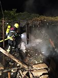 Gartenlaubenbrand in Ro&szlig;leben (Foto: Steffen Fellendorf und Benjamin Voigt)