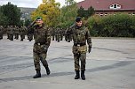Kommandeurswechsel beim Panzerbataillon 393 "Th&uuml;ringer L&ouml;we" in der Kyffh&auml;user Kaserne Bad Frankenhausen statt.... (Foto: Karl-Heinz Herrmann)
